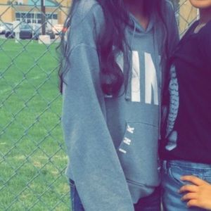 Gray hoodie